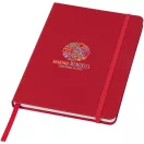 Agenda cu elastic, Everestus, 2610E18737, A5, Velina, 21x1.2x14.8 cm, Hartie, Poliuretan, Rosu