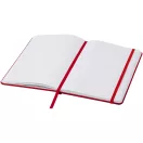 Agenda cu elastic, Everestus, 2610E18737, A5, Velina, 21x1.2x14.8 cm, Hartie, Poliuretan, Rosu