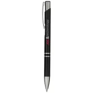 Moneta ballpoint pen, Aluminum, solid black