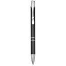 Moneta ballpoint pen, Aluminum, solid black