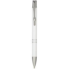 Moneta ballpoint pen, Aluminum, White