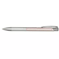 Moneta ballpoint pen, Aluminum, Silver