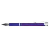 Moneta ballpoint pen, Aluminum, Royal blue