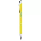 Moneta ballpoint pen, Aluminum, Yellow