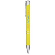 Moneta ballpoint pen, Aluminum, Yellow