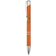 Moneta ballpoint pen, Aluminum, Orange