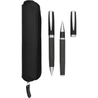 Set cadou 2 pixuri si husa, Luxe, CN01, metal, negru
