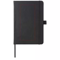   Agenda A5 cu pagini dictando, Luxe, BD01, piele ecologica, negru