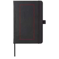   Agenda A5 cu pagini dictando, Luxe, BD01, piele ecologica, negru