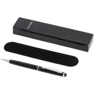 Stylus ballpoint pen, Metal, solid black