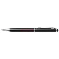 Stylus ballpoint pen, Metal, solid black