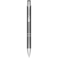   Alana anodized ballpoint pen, Aluminium barrel with ABS parts and steel clip, Grey