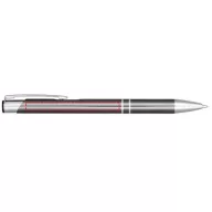   Alana anodized ballpoint pen, Aluminium barrel with ABS parts and steel clip, Grey
