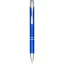 Alana anodized ballpoint pen, Aluminium barrel with ABS parts and steel clip, Blue