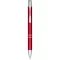 Alana anodized ballpoint pen, Aluminium barrel with ABS parts and steel clip, Red