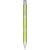 Alana anodized ballpoint pen, Aluminium barrel with ABS parts and steel clip, Lime