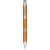 Alana anodized ballpoint pen, Aluminium barrel with ABS parts and steel clip, Orange