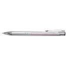 Moneta anodized aluminium click ballpoint pen, Aluminium, ABS Plastic, Chrome