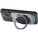 Set agenda A6 si portofel MagSafe, Everestus, 2601E12955, Dictando, coperta cu elastic, 18x14.8 cm, Hartie, Gri