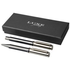   Set cadou instrumente de scris, Luxe by AleXer, 9IA19304, Metal, Negru