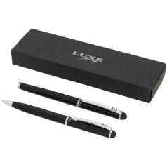 Set cadou pix si roller, Luxe, LE01, metal, negru