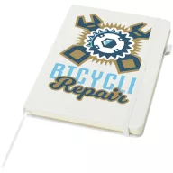   Agenda cu elastic, JournalBooks, 2610E18687, A5, Dictando, 21x14.5 cm, Hartie, Poliuretan, Alb
