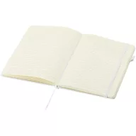  Agenda cu elastic, JournalBooks, 2610E18687, A5, Dictando, 21x14.5 cm, Hartie, Poliuretan, Alb