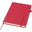Agenda cu elastic, JournalBooks, 2610E18688, A5, Dictando, 21x14.5 cm, Hartie, Poliuretan, Rosu