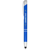   Olaf metallic touchpoint ballpoint pen, Aluminium barrel with steel clip, Royal blue