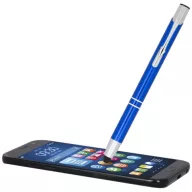   Olaf metallic touchpoint ballpoint pen, Aluminium barrel with steel clip, Royal blue