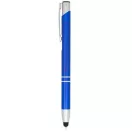 Olaf metallic touchpoint ballpoint pen, Aluminium barrel with steel clip, Royal blue