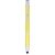 Olaf metallic touchpoint ballpoint pen, Aluminium barrel with steel clip, Yellow
