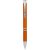 Mari ABS ballpoint pen, ABS plastic barrel with steel clip, Orange