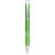 Mari ABS ballpoint pen, ABS plastic barrel with steel clip, Green