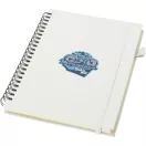 Agenda cu spirala, JournalBooks, 2610E18691, A5, Dictando, 21.4x14.5 cm, Hartie, Poliuretan, Alb
