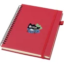 Agenda cu spirala, JournalBooks, 2610E18692, A5, Dictando, 21.4x14.5 cm, Hartie, Poliuretan, Rosu