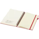 Agenda cu spirala, JournalBooks, 2610E18692, A5, Dictando, 21.4x14.5 cm, Hartie, Poliuretan, Rosu