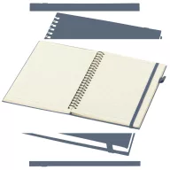   Agenda cu spirala, JournalBooks, 2610E18693, A5, Dictando, 21.4x14.5 cm, Hartie, Poliuretan, Albastru Ocean
