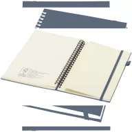   Agenda cu spirala, JournalBooks, 2610E18693, A5, Dictando, 21.4x14.5 cm, Hartie, Poliuretan, Albastru Ocean