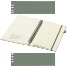 Agenda cu spirala, JournalBooks, 2610E18694, A5, Dictando, 21.4x14.5 cm, Hartie, Poliuretan, Verde Heather