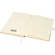   Agenda A5 cu pagini dictando, coperta tare cu elastic, Everestus, EA02, pluta, pu, alb