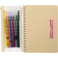   Set de colorat, Everestus, 2610E17407, 17.4x12.5 cm, Hartie, Natur