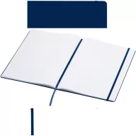   Agenda cu elastic, Everestus, 2610E18732, A4, Dictando, 28.5x21 cm, Hartie, Poliuretan, Albastru Navy
