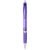 Turbo ballpoint pen with rubber grip, ABS plastic, Purple