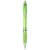 Turbo translucent ballpoint pen with rubber grip, ABS Plastic, Lime