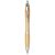 Nash bamboo ballpoint pen, Bamboo, ABS Plastic, Natural,Silver  