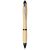 Nash bamboo ballpoint pen, Bamboo, ABS Plastic, Natural, solid black