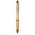 Nash bamboo ballpoint pen, Bamboo, ABS Plastic, Natural,Red  
