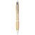 Nash bamboo ballpoint pen, Bamboo, ABS Plastic, Natural,White