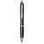 Nash wheat straw chrome tip ballpoint pen, ABS plastic, wheat straw,  solid black